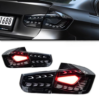 Spécialisé pour la Série 3 F30/F35 (2012-2018) : Feux arrière double échelle de dragon avec clignotants LED séquentiels 35W