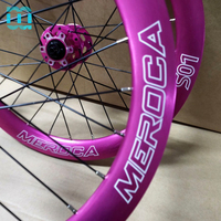 Set Roda Sepeda SeeMore 20" 406mm Heavy Duty, Kedalaman 38mm, 24 Jari-jari, Dinding Ganda, Alloy Alu, Rem Cakram