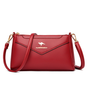 Fashion <b>Small</b> Crossbody Bag Large Capacity Shoulder Bag Soft PU Leather Women's Handbag Design Messenger Bag <b>Shopping</b> Lady Purse - Product Image 6