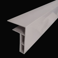 Profilé d'angle en plastique ignifuge et écologique, fabrication sur mesure de profilés PVC extrudés avec un design moderne pour la décoration intérieure