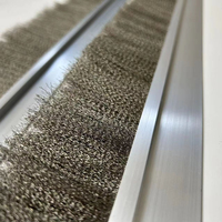 Brosse métallique industrielle personnalisée en alliage d'aluminium, cuivre plaqué, acier au carbone pour le polissage et le nettoyage des surfaces métalliques, fabrication OEM