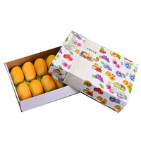 GMI Custom Beste Prijs China Golfkarton Fruit/Groente Verpakkingsdoos Embossing Matte Laminatie Recycleerbaar Telescopisch