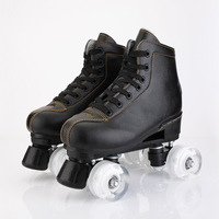 Patins à roulettes en PU à deux rangées de haute qualité pour adultes