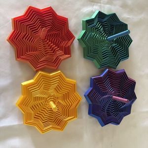 Jouets anti-stress imprimés en 3D en gros – Étoiles de décompression en plastique imprimées en 3D, jouets de bureau pliables en forme de polygone et de radis - Product Image 1
