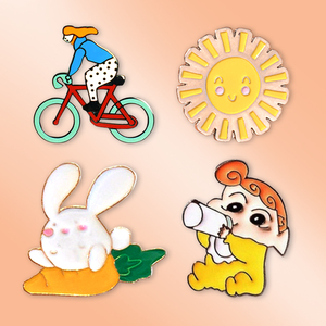 Broches en métal personnalisées, badges d'anime, badges à dos souple, épingles en métal personnalisées de haute qualité, cadeaux promotionnels - Product Image 2