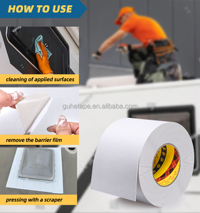 Ruban d'étanchéité imperméable blanc, stoppe les fuites rapidement et reste scellé, adhère aux camping-cars, aux toits, aux piscines, aux bateaux, aux gouttières, conçu pour les conditions météorologiques difficiles - Product Image 6