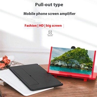12-Inch Ultra-Thin Mobile Phone Screen Magnifier 3D HD Amplifier Eye Protection Plastic Bracket New Living Room Utility Rack