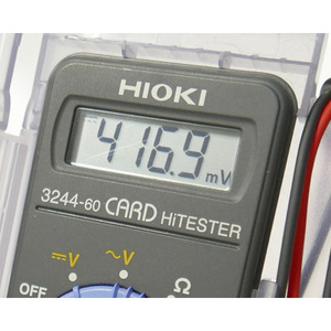 HIOKI Digital, Portátil, Tamaño de Tarjeta, 40-600V, CAT3/CAT2, Precisión, Modelo 3244-60, Certificado EN61010/EN61326 - Product Image 4