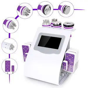 2024 salon equipment 6 in 1 vacuum rf cavi system 80k/40k cavi slimming Machine