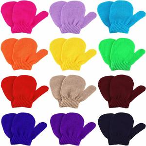 Enfant automne et hiver 1-4 ans couleur unie enfants tricotent des <span class=keywords><strong>gants</strong></span> magiques chauds pour les nourrissons et les tout-petits - Product Image 3