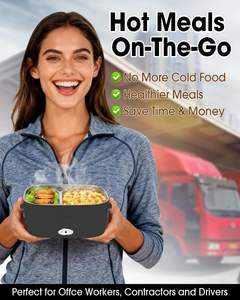 Lonchera Eléctrica de Acero Inoxidable con Bolsa de Transporte, para Calentar Alimentos en Casa y en el Auto, Gran Venta - Product Image 5