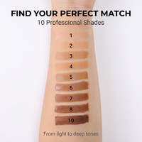 Fond de Teint Liquide Haute Qualité Couvrance Totale Longue Durée Marque Privée Fini Mat Imperméable Maquillage Liquide OEM ODM