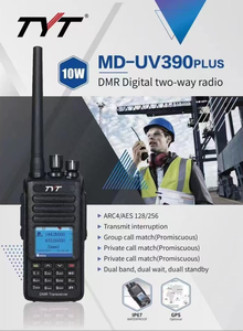 Ricetrasmettitore <span class=keywords><strong>TYT</strong></span> MD-UV390 Plus, Impermeabile IP67, Walkie-Talkie DMR Digitale AES256, Console a Doppio Segmento per Guida Autonoma, Potenza di Uscita 5W-10W - Product Image 5