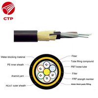 Câble à fibre optique ADSS double cœur, connexion SC, gaine PE, câbles de branchement extérieur G652D, certifié CE, Superlink/OEM, meilleur prix
