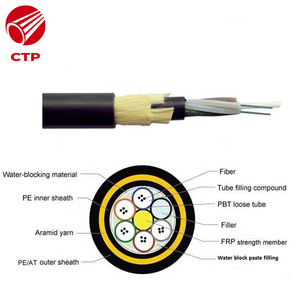Các nhà sản xuất sợi quang adss cáp quang fibre cáp giá 12 48 96 72 lõi g652d thả cáp, giá tốt nhất - Product Image 5