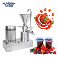 Fabrieksprijs Hundom Food Grade Pindakaas Slijpmachine Sesamcolloïde Molen Rode Bonen Cashewpasta 'S Maken Machine