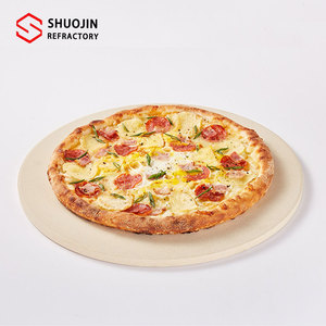 Plaque de cuisson en <span class=keywords><strong>cordiérite</strong></span> résistante aux hautes températures pour four à pizza, plaque de cuisson réfractaire antiadhésive de qualité <span class=keywords><strong>alimentaire</strong></span>, plaque de cuisson en céramique, mullite - Product Image 1