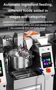 Machine de cuisson automatique pour la préparation de riz frit, ingrédients de cuisine pour petits restaurants, machine robotique de cuisson automatique - Product Image 3