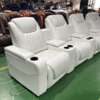 3 Motoren Curve Row Home Recliner Diamant stiche Theater Sitz Theater Liege sofa Power Chair Sitz Wohnzimmer möbel