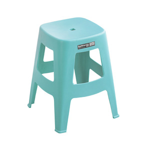 Thickened Plastic Stool <b>Stackable</b> Nordic Style Home <b>Chair</b> Living Room Furniture Blue And Other Colors Available - Product Image 5