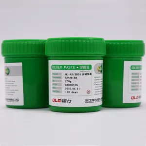 QLG Supplier Flux Sn63Pb37 LED 500g Tin Lead Solder Paste Flux Type3 Type4