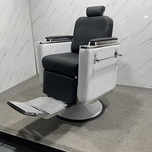 Luxury Black Gold Beauty Salon <b>Chair</b> Hair Care <b>Chair</b> Hydraulic Pump Reclining <b>Retro</b> Hair Cutting <b>Chair</b> Beauty Salon - Product Image 5
