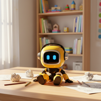 Robot Interactivo con IA DeepSeek - Asistente de Voz Inteligente en 37 Idiomas, Juguete de IA Personal con Chatbot, Regalo Futurista para Escritorio