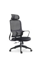 Chaise de bureau ergonomique réglable JOHOOFURNITURE avec appuie-tête réglable, matériau PP, coussin épais - Direct usine