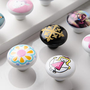 Poignée en céramique moderne et simple pour armoire, tiroir, porte de placard, transfrontalier, pour cuisine, chambre, salle de bain, salon, mignon - Product Image 4