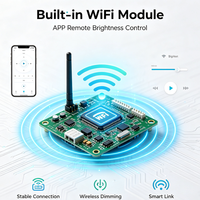 Module de contrôle de gradation LED WiFi intelligent PCBA pour éclairage domestique intelligent, gradation progressive