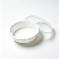 Boîte d'emballage alimentaire en blister, base rectangulaire blanche, couvercle transparent en PET, conteneur en plastique alimentaire multi-compartiments personnalisable pour