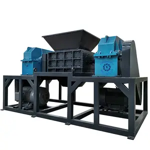Máquina trituradora de resíduos orgânicos de eixo, disco rígido/vidro/máquina trituradora de cabos para reciclagem