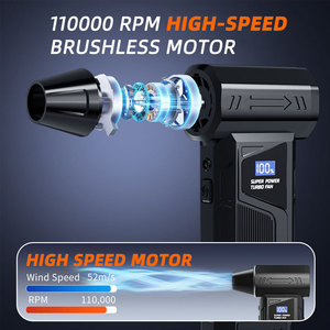 4-Gang-Einstellung Kabelloser Mini-Turbofan Tragbare Ventilatoren Elektrischer Turbo-Handventilator Luftgebläse Wiederaufladbarer Lüfter - Product Image 3