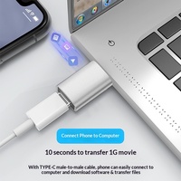 Adaptateur Type-C Femelle vers USB 3.0, Convertisseur OTG pour Souris, Clavier, Clé USB, Connecteur TPC Modèle A, Fabriqué en Chine
