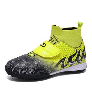 Nuevas zapatillas de fútbol transpirables y cómodas para niños y niñas, con tacos, para partidos en césped. - Product Image 3