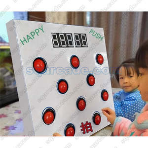 Best-seller Jeu Interactif Batak Pro Jeu de Musique et Whack-a-mole Cabine de Test Minuterie Capteur Tactile Machine de Jeu pour Enfants - Product Image 5