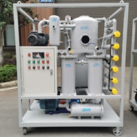 Transformateur à double étage pour le recyclage de l'huile Purificateur d'huile usagée Centrifugeuse