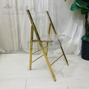 <span class=keywords><strong>เก้าอี้</strong></span>อะคริลิคสแตนเลสพับได้สำหรับเช่า - Product Image 3