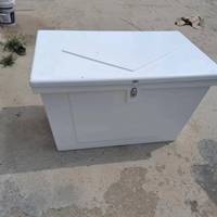 Boîte de rangement en fibre de verre FRP de qualité marine, étanche, résistante aux UV, pour yacht, marina, ponton