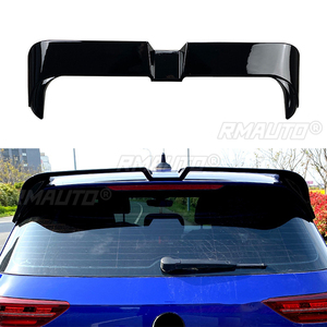 Aileron de toit arrière pour Volkswagen Golf 8 MK8 2020-2021 Noir Brillant, Garniture de Spoiler de Coffre Arrière - Product Image 1