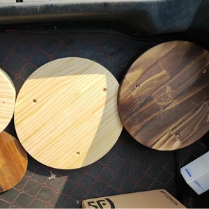 Solid Wood Boards <b>Wall</b> Mounted <b>Display</b> Rack Customizable Size Light Weight Horizontal Shelves For Plant Storage - Product Image 5