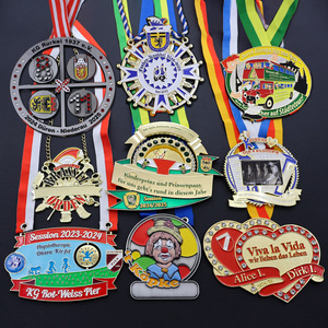 High Quality Zinc Alloy Electroplated UV Printed <b>Sports</b> Style <b>Medals</b> Safety Metal Backing Souvenir Advertising Promotion Gift - Product Image 1