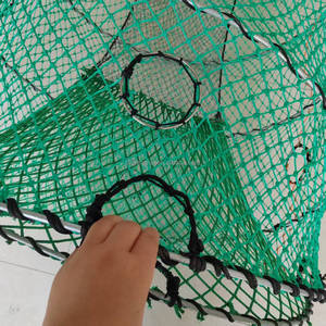 Hot <strong>Sale</strong> 75 cm *180 cm slinky <strong>Pot</strong> Folding Framed Trap <strong>Lobster</strong> Traps Fish <strong>Pots</strong> Green Web <strong>for</strong> New Zealand - Product Image 5