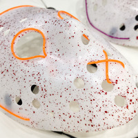 Masque lumineux LED PP Premium pour Halloween Light-Up Costume Cosplay Props avec 4 Modes d'éclairage Masque de fil EL effrayant rechargeable