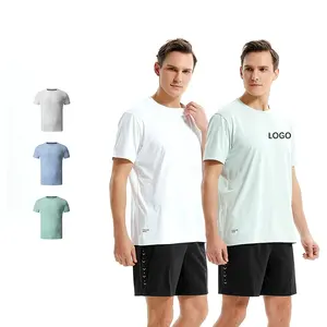 Wholesale Man OEM Printed Short Sleeve T-shirt Custom Stylish Bulk Round Neck Soft TShirts for Men