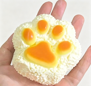 Ensemble de jouets compressibles en silicone, forme de gâteau de boulangerie parfumé et patte de chat, aspect réaliste de dessert, pour le jeu sensoriel et les cadeaux de fête d'anniversaire - Product Image 2