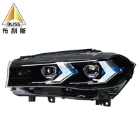 Pièces de course automobile, bande de phare LED pour voiture, kit de conversion de phare BMQD13, couvercle de phare pour BMW X5 F15 2014-2018