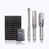 Pompe solaire submersible pour l'irrigation agricole Pompe à eau solaire Prix 0,3 hp 0,5 hp 0,75 hp 1hp 1,5 hp 2hp 2,5 hp 3hp 5hp