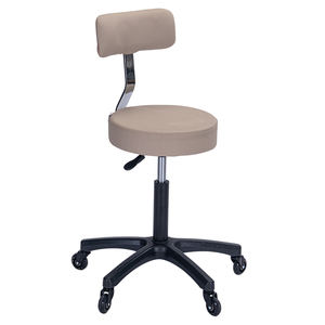 Chaise pivotante dentaire commerciale 35*54-72, tabouret de <span class=keywords><strong>garage</strong></span> à roulettes, tabouret d'esthéticienne, panneau en bois MDF contreplaqué, charge de 120 kg - Product Image 2