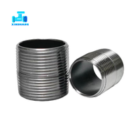 Raccords en fonte malléable CA, vente chaude, à goulot fermé, 150LB, 1/4in~6', pour gaz, coude, té, réducteur, manchon, joint court fileté